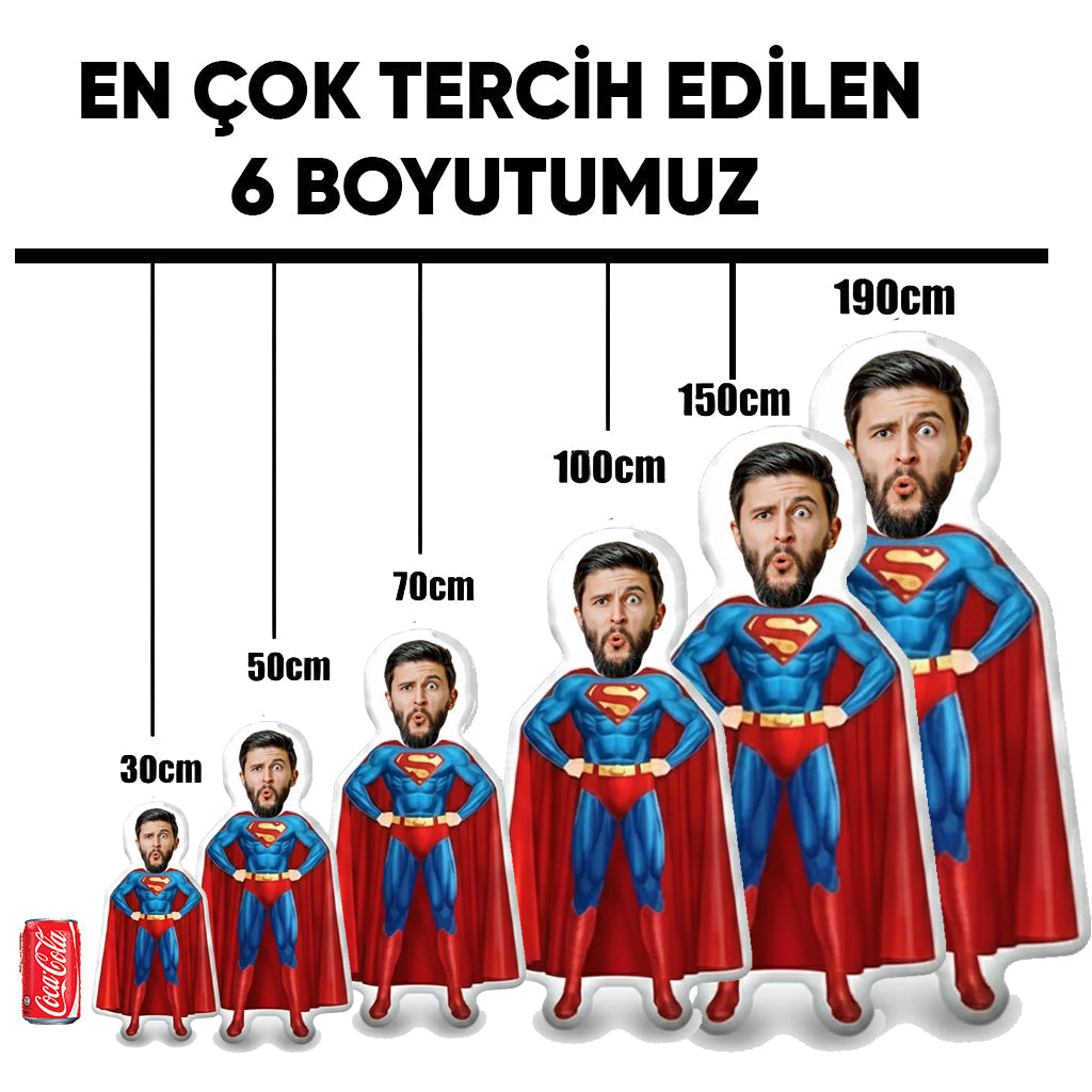 Kişiye Özel Fotoğraflı Yastık Baba-Çocuk